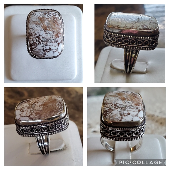 Genuine Huge Wild Horse Ring Size 9 - Picture 3 of 8